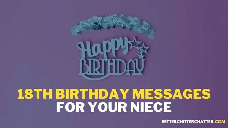 18th Birthday Messages For Your Niece