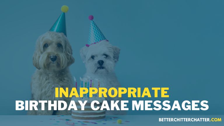 Inappropriate Birthday Cake Messages