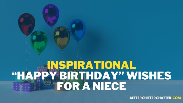 Inspirational Happy Birthday Wishes For A Niece