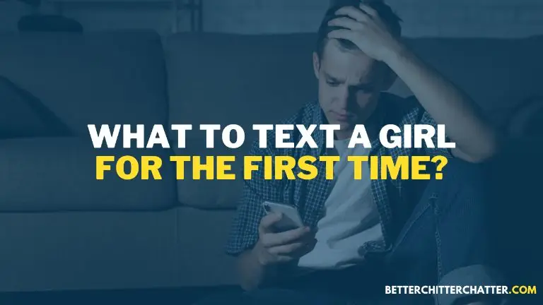 What To Text A Girl For The First Time