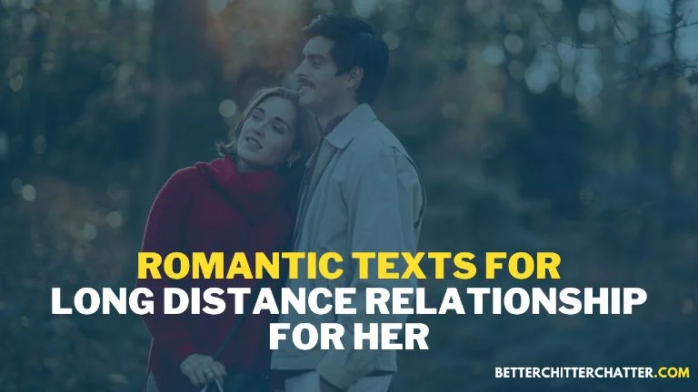 Romantic Texts For Long Distance Relationship For Her