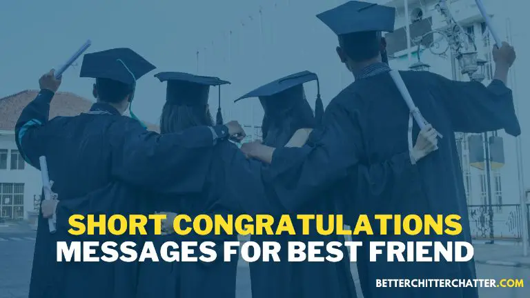 Short Congratulations Messages For Best Friend