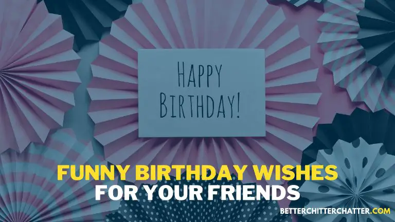 Funny Birthday Wishes For Your Friends